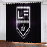 Los Angeles Kings Hockey League Blackout Curtain for Living Room Bedroom Window Treatment